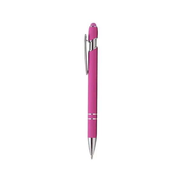 Ellipse Softy Brights w/Stylus - Laser Engraved - Metal Pen