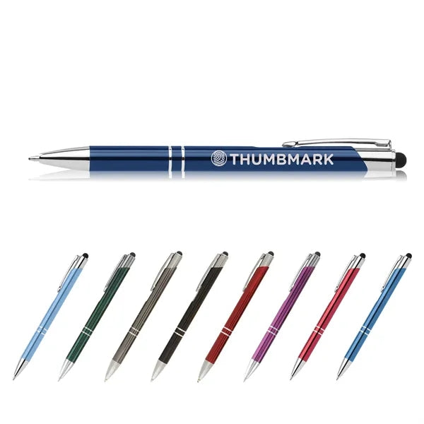 Clean metal pen with a brisk snap clogger