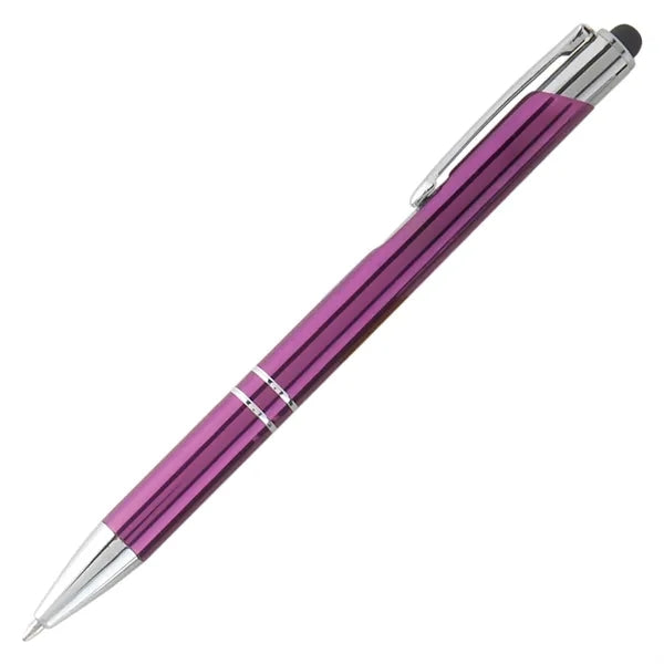 Clean metal pen with a brisk snap clogger