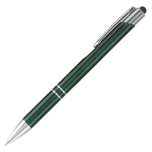Clean metal pen with a brisk snap clogger