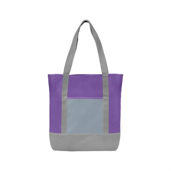 Practical Two-tone Tote Bag