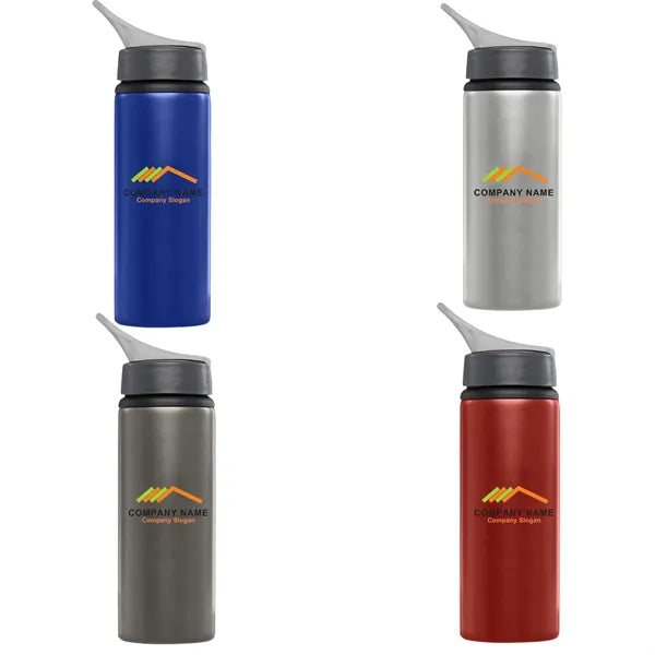 24 oz. Aluminum Water Bottle for Silkscreen Imprint