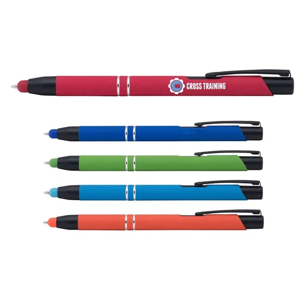 Black-Trimmed Softy ColorJet Stylus Pen