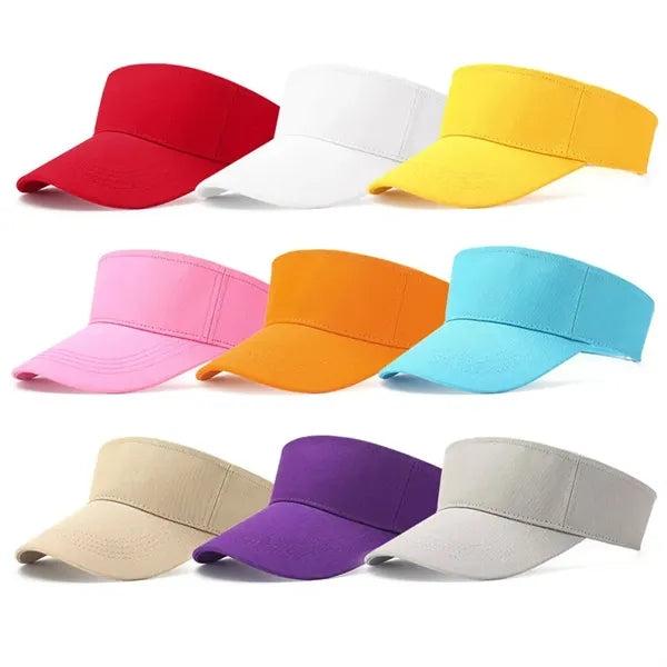 Solid Embroidered Visor
