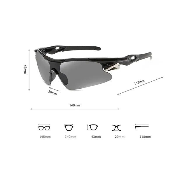 Windproof Polarized Sport Sun Glasses