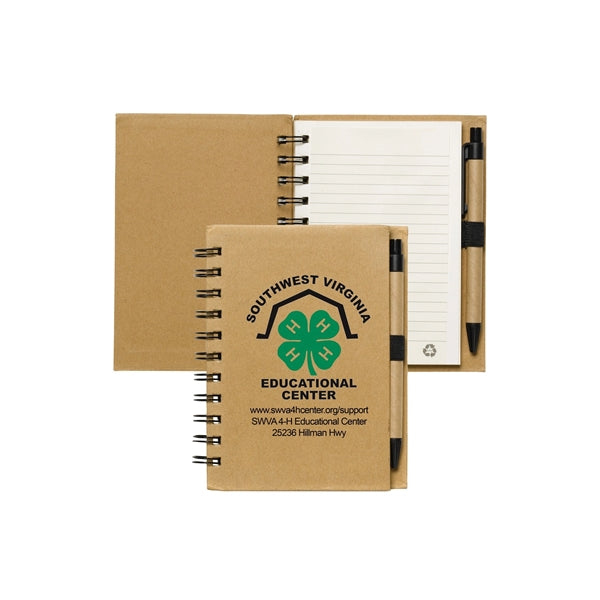 Recycled Jotter Notepad Notebook With Pen