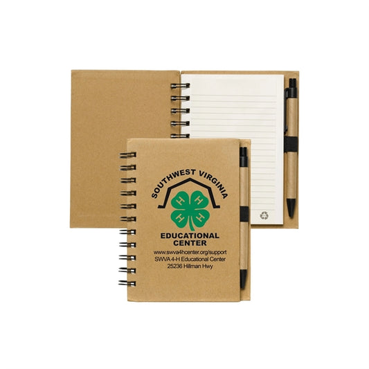 Recycled Jotter Notepad Notebook With Pen