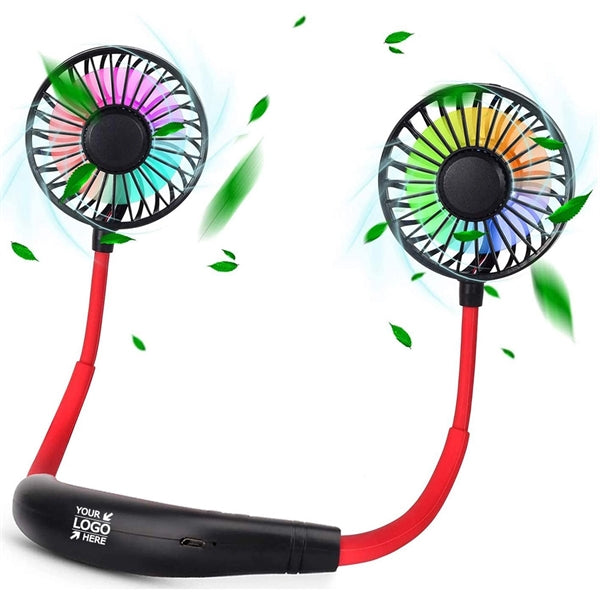 USB Rechargeable Neck Hanging Fan