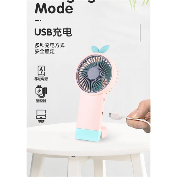 Usb mini handheld folding fan