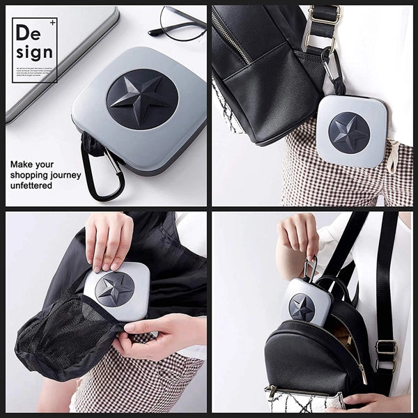 Shopping Bag Roll up in Small Case