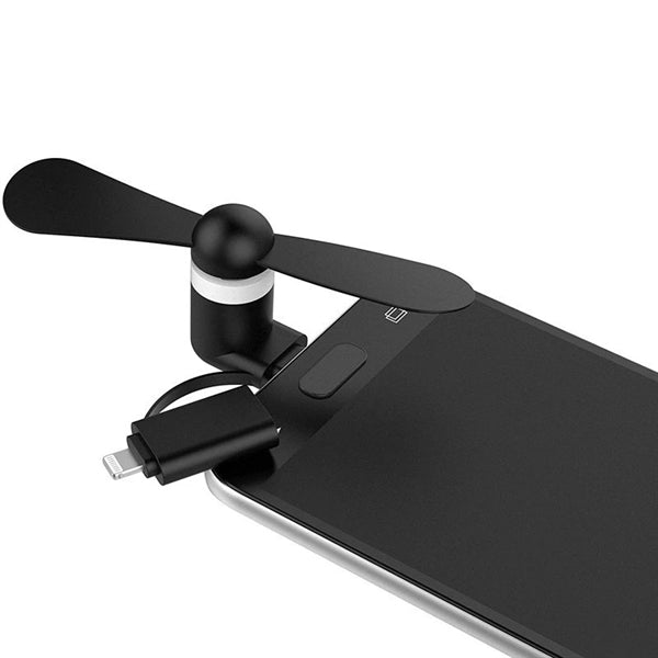 2 IN 1 Portable Phone Mini Fan