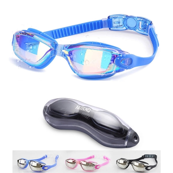 Youth Adult Anti Fog Swim Goggles with Free Protection Case
