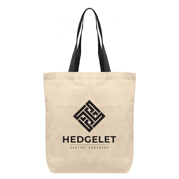 Tonga - 5 oz Natural Cotton Tote w/ Color Straps