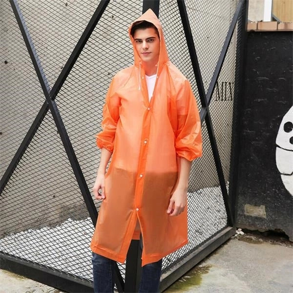 Raincoat Suit Clear Poncho Gown