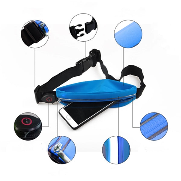 LED Flashing Waist Bag With Custom Logo