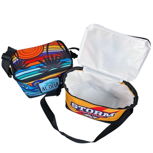 Full Color 6 Can Cooler with Reinforced Bottom