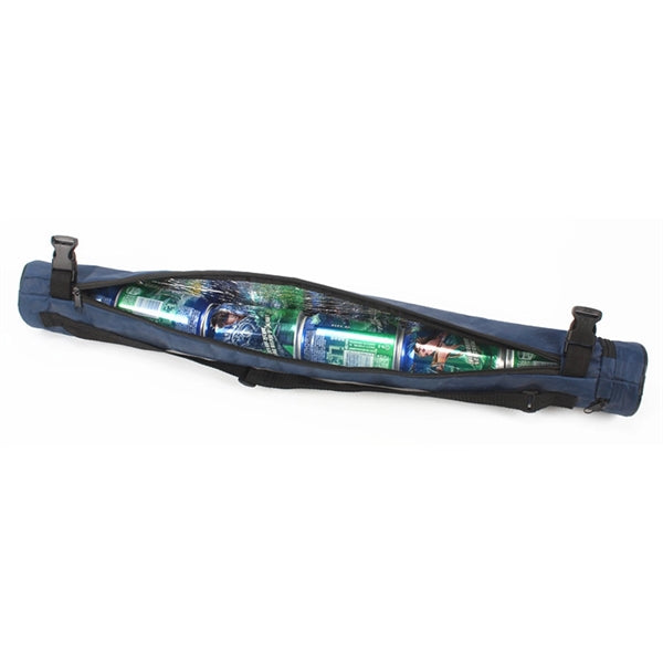 6 Can Insulated Tube Cooler Sleeve with Shoulder Strap