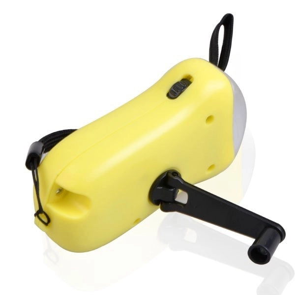 Solar Hand Cranked Flashlight