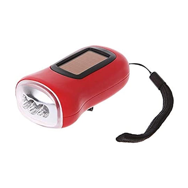 Solar Hand Cranked Flashlight