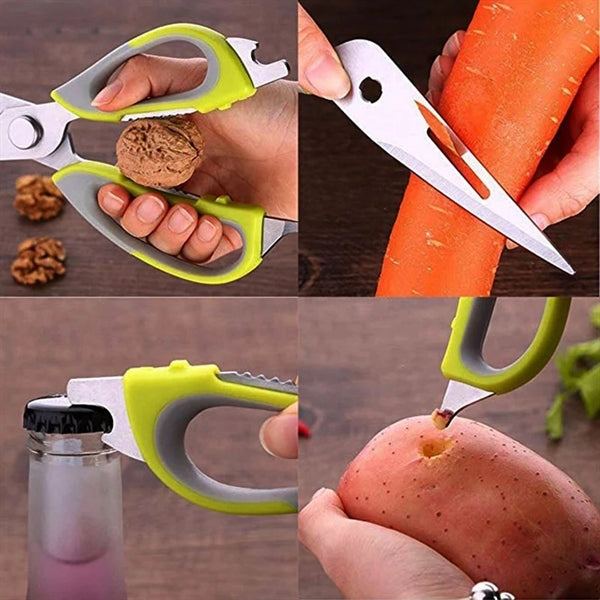 Multi Functional Kitchen Shears Fridge Scissors With Sleeve