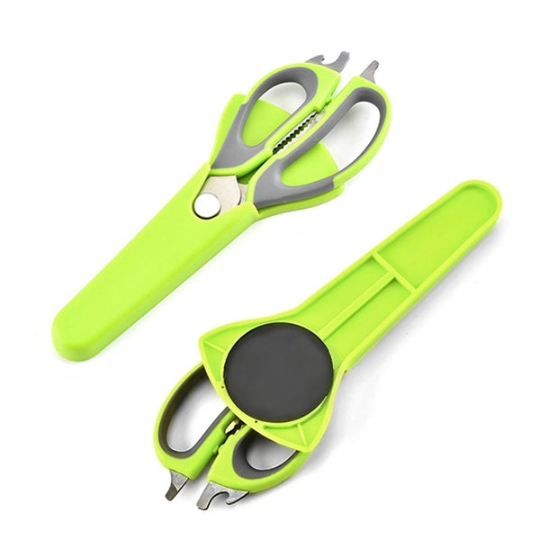 Multi Functional Kitchen Shears Fridge Scissors With Sleeve