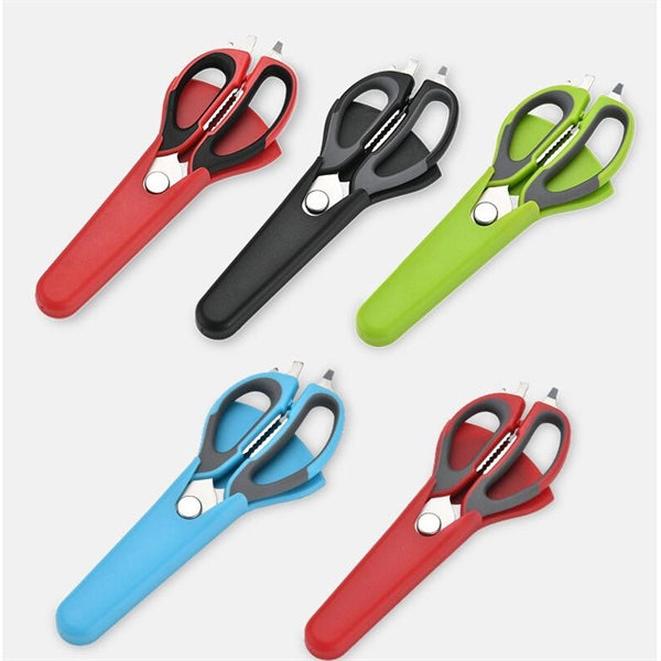 Multi Functional Kitchen Shears Fridge Scissors With Sleeve