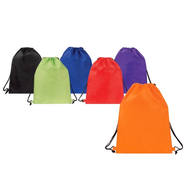 QuickCinch Drawstring Backpack with Large Imprint Area