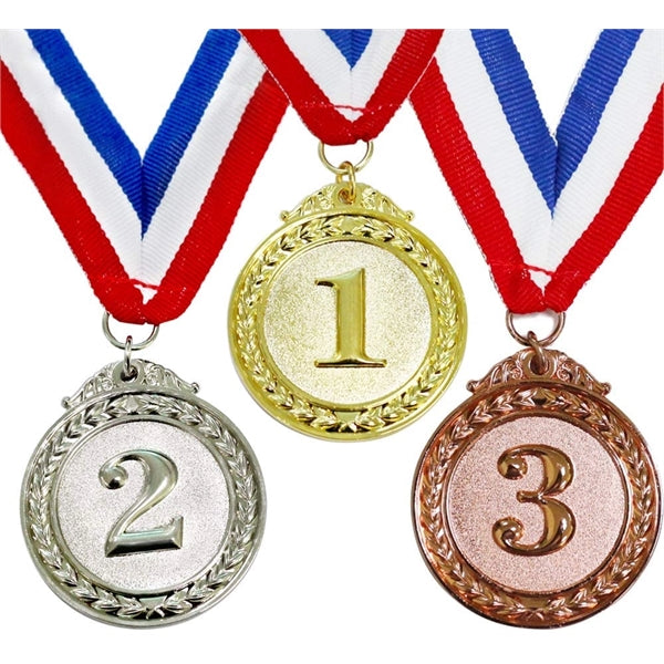 Winner Medals With Neck Ribbon Prizes