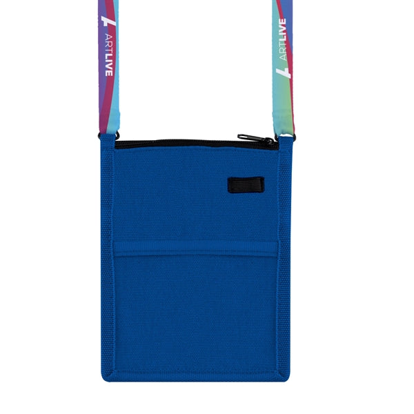 Billboard Neck Wallet, Full-Color Front Imprint & Lanyard