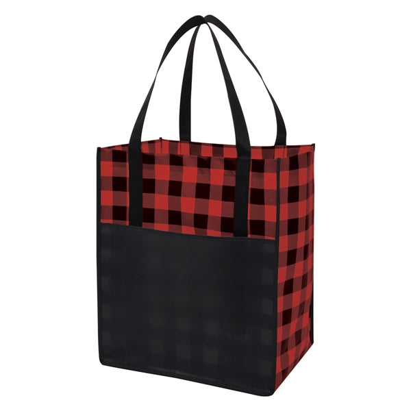 Northwoods Laminated Non-Woven Recycled Tote Bag