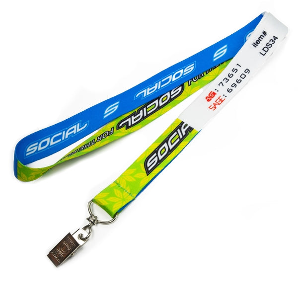 Dye Sublimation Lanyards Custom Badge Holder