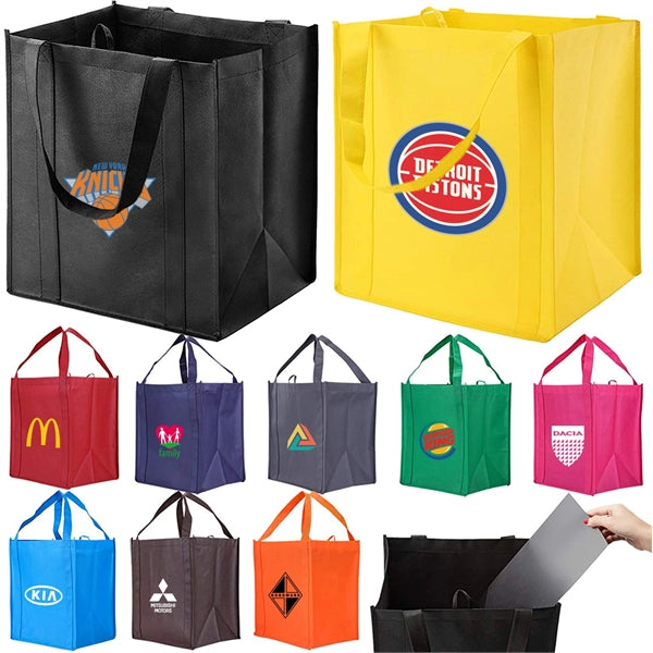 Big Non-woven Shopper Tote Bag, Value Grocery Tote
