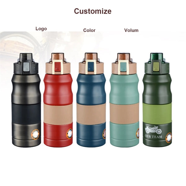 24oz Auto Spout Vacuum Chill Water Bottle