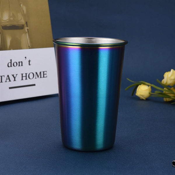 17 OZ Single Wall Stainless Steel Cold Water Drinking Cup
