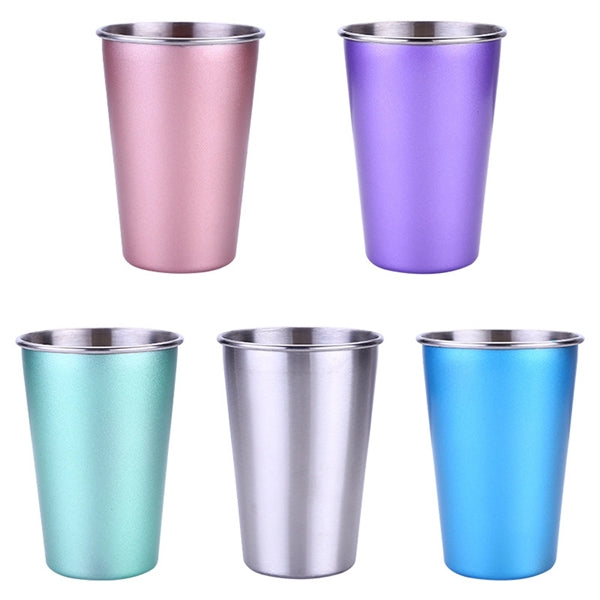17 OZ Single Wall Stainless Steel Cold Water Drinking Cup