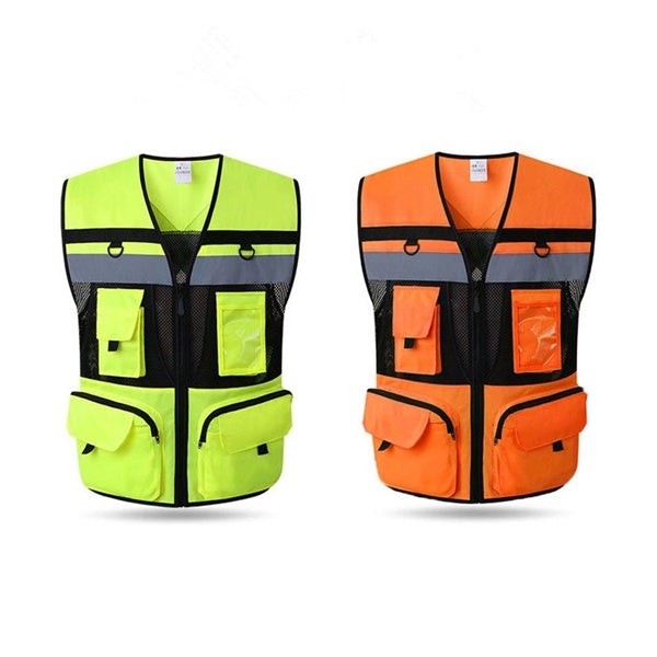 Reflective Safety Vest with Pocket