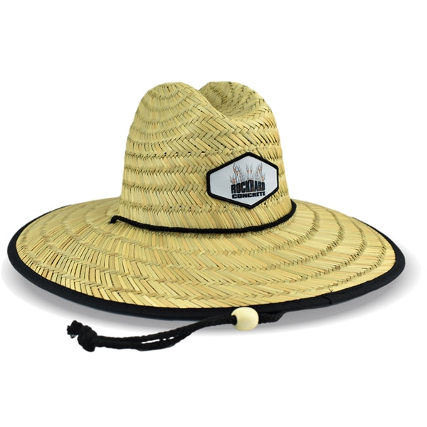 Straw Hat With Seti Bamboo Sunglasses Gift Set