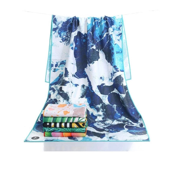 55"x27.6" Full Color Microfiber Beach Towel