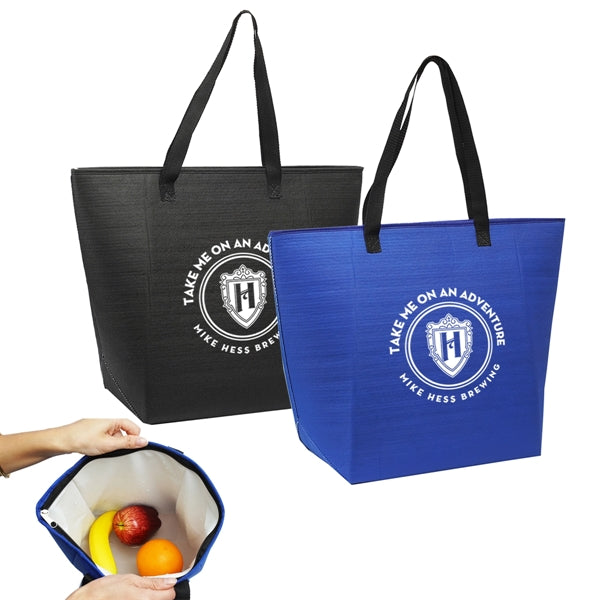 Non-Woven Portable Cooler Zippered Bag