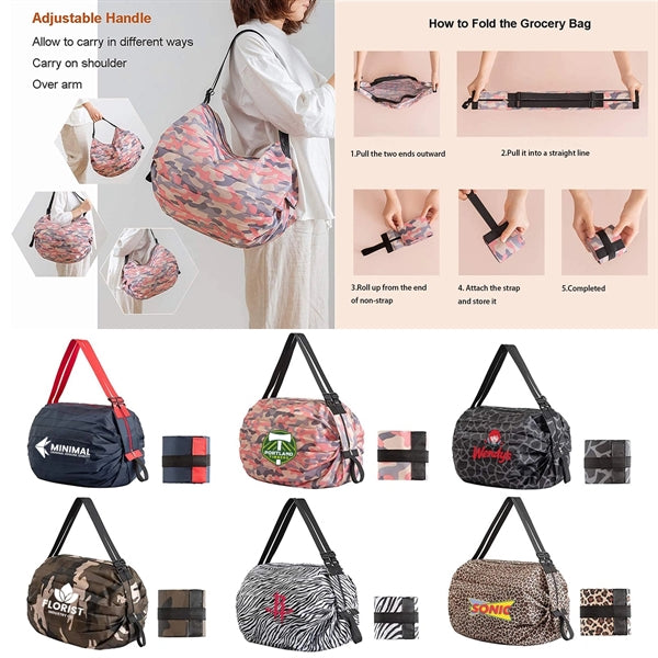 Waterproof durable large capacity foldable tote bag