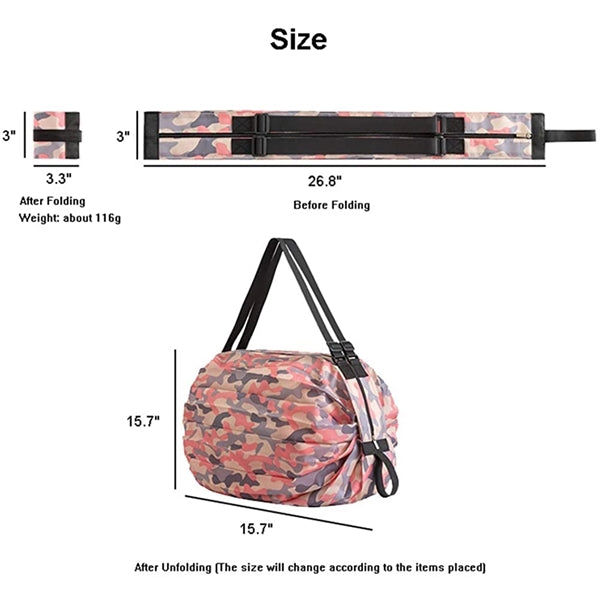 Waterproof durable large capacity foldable tote bag