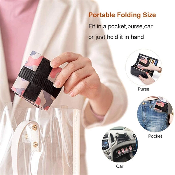 Waterproof durable large capacity foldable tote bag