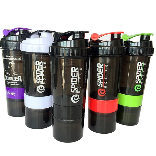 Multifunctional fitness protein powder shaker cup