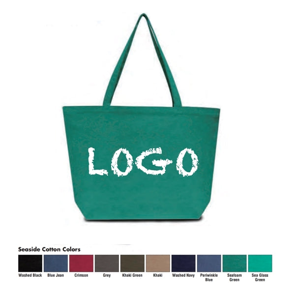 Seaside Cotton Pigment Dyed Large Tote