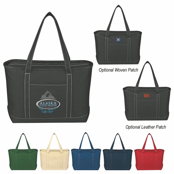 Seaside Cotton Pigment Dyed Large Tote