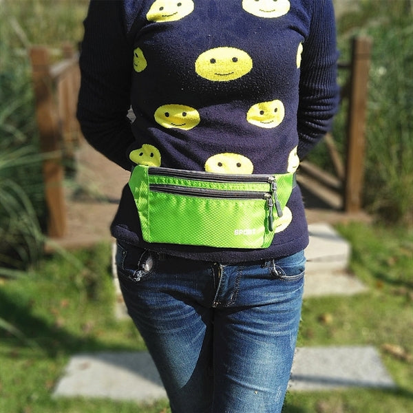 Slim Lightweight Sports 2 Zippered Fanny Pack
