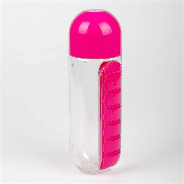 20 oz. Water Bottle With Medicine Case