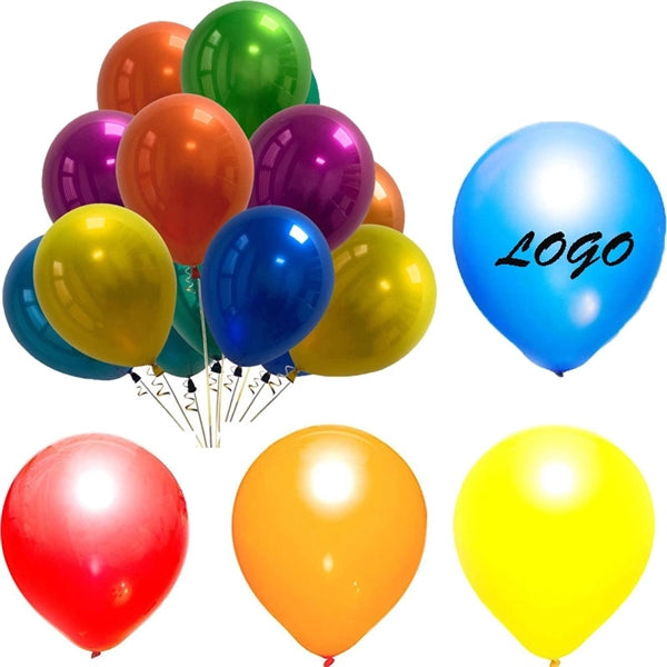 12" Metallic Latex Balloon