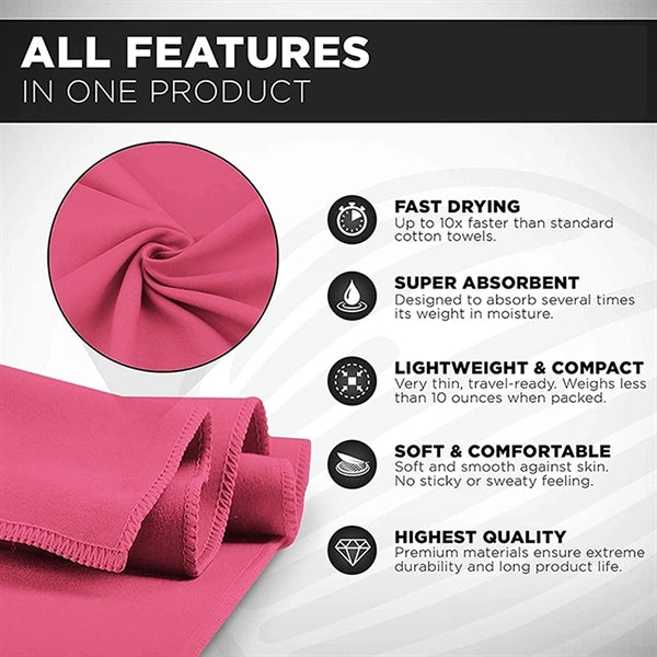 Sports Sweat Absorbent Microfiber Beach Towel