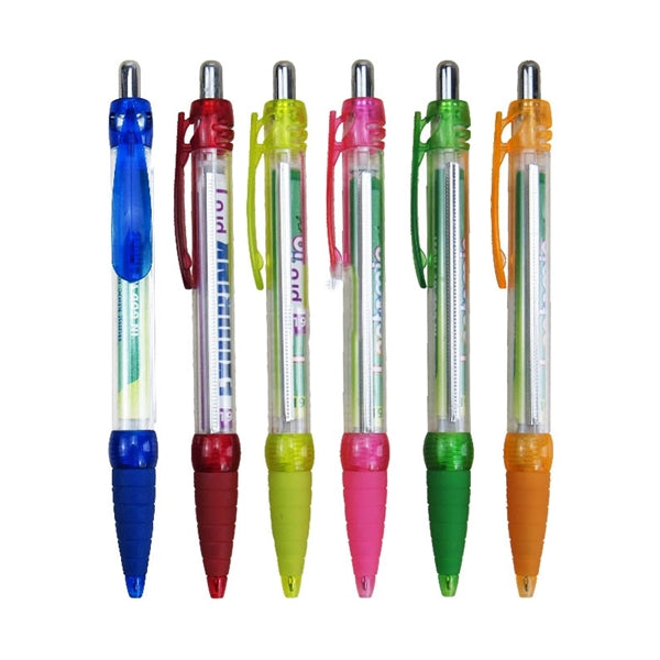 Ballpoint Pen With Stretchable Banner
